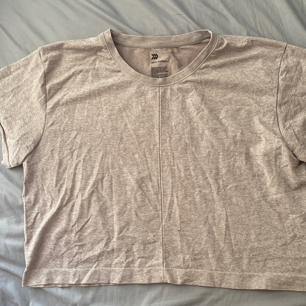 Semi-Crop Athletic Tee | Size L